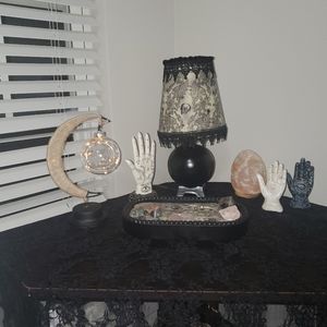 Gothic Lamp and lamp tray